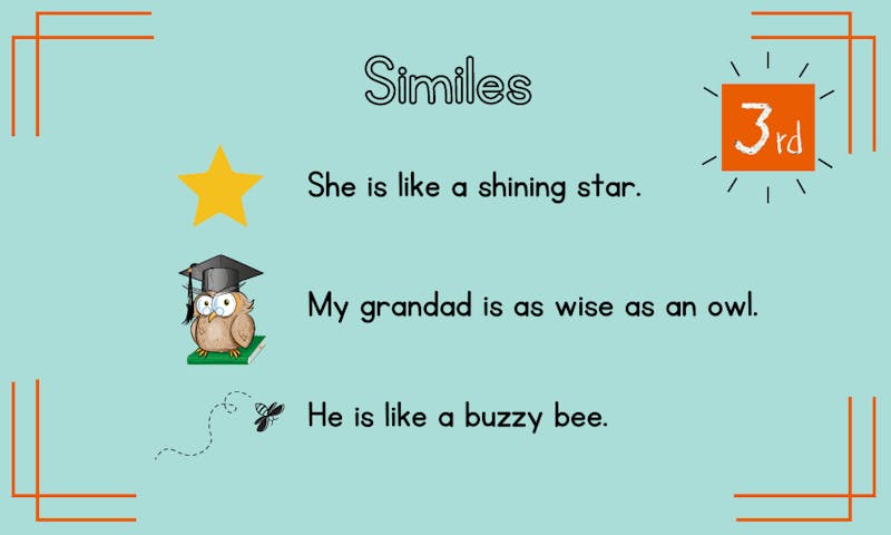 simile examples for kids